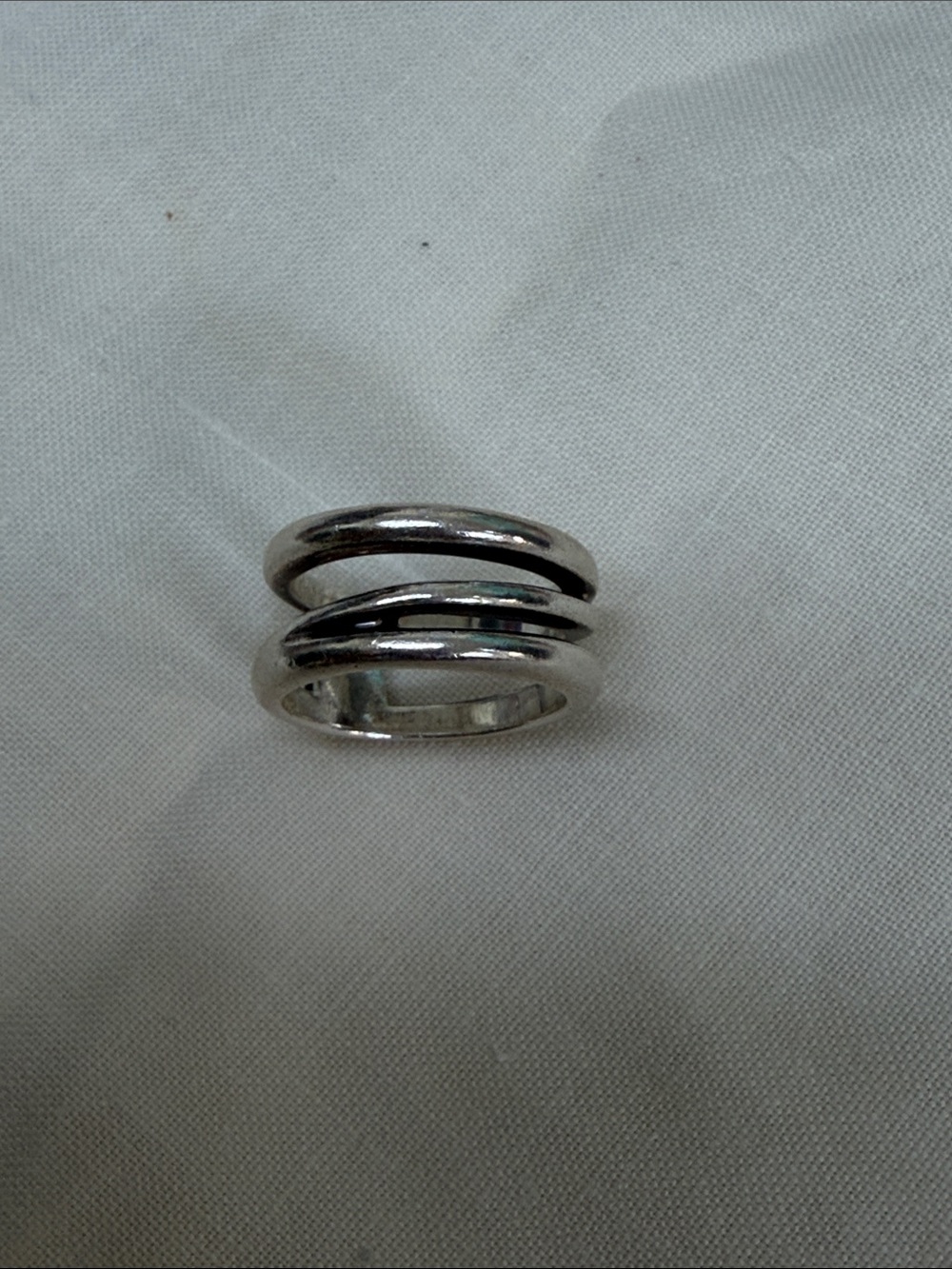 Tiffany & Co. Sterling Silver Triple Band Ring - Picture 1 of 4